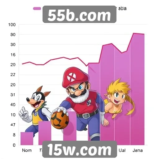 Tendências de popularidade dos jogos no 55b.com